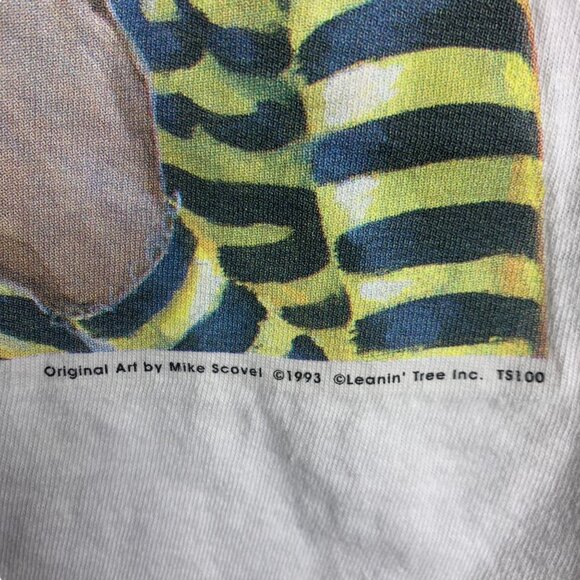 Vintage 1993 Mike Scoval Single Stitch Crewneck Short Sleeve Shirt - Picture 2 of 5